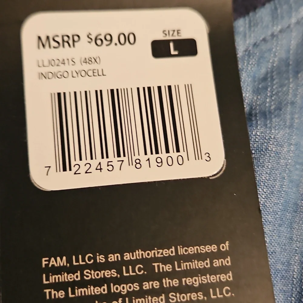 The Limited Denim Blue Bomber Jacket - Picture 5 of 5